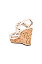 view 3 of 5 Zaria Wedge Sandal in White