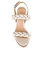 view 4 of 5 Zaria Wedge Sandal in White