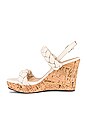 view 5 of 5 Zaria Wedge Sandal in White