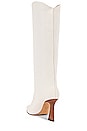 view 3 of 5 Maryana Stack Flare Boot in Pearl