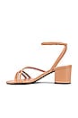 view 5 of 5 SANDALE À TALON BLOC AIYRA MID in Honey Beige