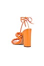 view 3 of 5 Zarda High Block Heel in Bright Tangerine
