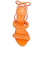 view 4 of 5 Zarda High Block Heel in Bright Tangerine