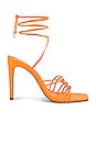 view 1 of 5 Sirena Heel in Bright Tangerine