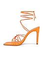 view 5 of 5 Sirena Heel in Bright Tangerine