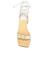 view 4 of 5 Hina Sandal in White & Natural