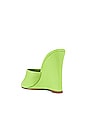 view 3 of 5 Luci Wedge in Lime Green