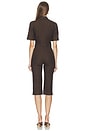 view 3 of 3 Polo Jumpsuit in Brown