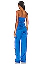 view 3 of 3 Strapless Pocket Detailed Jumpsuit in Parliament Blue