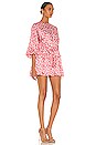 view 2 of 3 Printed Mini Dress in Pink Floral