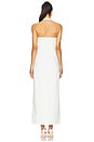 view 4 of 5 Button Detail Midi Dress in White