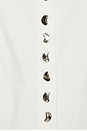 view 5 of 5 Button Detail Midi Dress in White