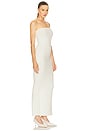 view 2 of 4 Strapless Dress in Ecru