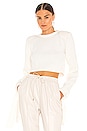 view 1 of 4 Tie Detail Sweater in White