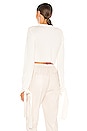 view 3 of 4 Tie Detail Sweater in White