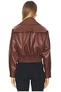 view 3 of 4 Lea Tan Leather Jacket in Tan