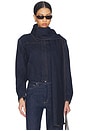 view 1 of 5 BLOUSON EN JEAN FROSTED in Dark Indigo