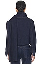view 4 of 5 BLOUSON EN JEAN FROSTED in Dark Indigo