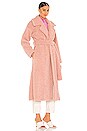 view 3 of 4 Teddy Maxi Coat in Pink