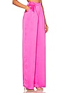 view 2 of 4 Double Pleated Wide Leg Pant in Fuchsia