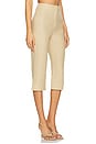 view 2 of 6 Capri Pant in Beige