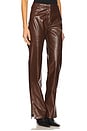 view 2 of 6 КОЖАНЫЕ БРЮКИ in Brown
