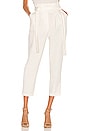 view 2 of 5 High Waist Canvas Pant in White