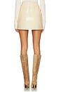 view 4 of 6 Luxe Leather Skirt in Stone