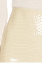 view 6 of 6 Luxe Leather Skirt in Stone