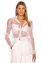 view 1 of 5 Organza Blouse in White