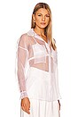 view 3 of 5 Organza Blouse in White
