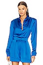 view 1 of 4 ボタンアップ in Cobalt Blue