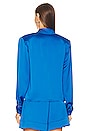 view 3 of 4 ボタンアップ in Cobalt Blue