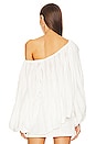 view 4 of 5 Stripe Detailed Blouse in White Patterned