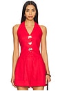 view 1 of 4 Cut Out Vest in Red