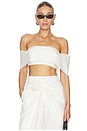 view 1 of 4 Strapless Top in Ecru