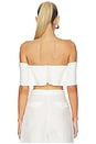 view 3 of 4 Strapless Top in Ecru