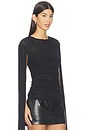 view 2 of 4 Noire Top in Black