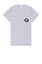 view 2 of 3 Fish Pocket Tee in Heather Grey