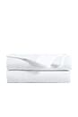 view 1 of 4 Queen Natural Premium Bamboo Fitted Sheet in White