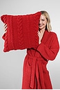 view 6 of 9 Snug Waffle Robe in Rouge