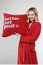 view 8 of 9 Snug Waffle Robe in Rouge
