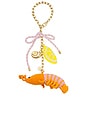view 1 of 2 Side Of Shrimp Charm Cluster in Beige & Pink