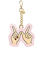 view 1 of 2 x Clueless W Bag Charm in 