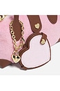 view 4 of 3 x Juicy Couture Heart Bag Charm in Terry