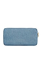 view 2 of 4 Denim Small Pouch in Blue Denim