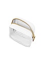 view 4 of 4 Clear Front Mini Pouch in Blanc