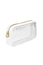 view 3 of 4 Clear Front Small Pouch in Blanc