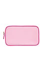view 1 of 4 ESTOJO DE MAQUIAGEM DOUBLE ZIP POUCH in Flamingo