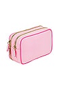 view 3 of 4 ESTOJO DE MAQUIAGEM DOUBLE ZIP POUCH in Flamingo
